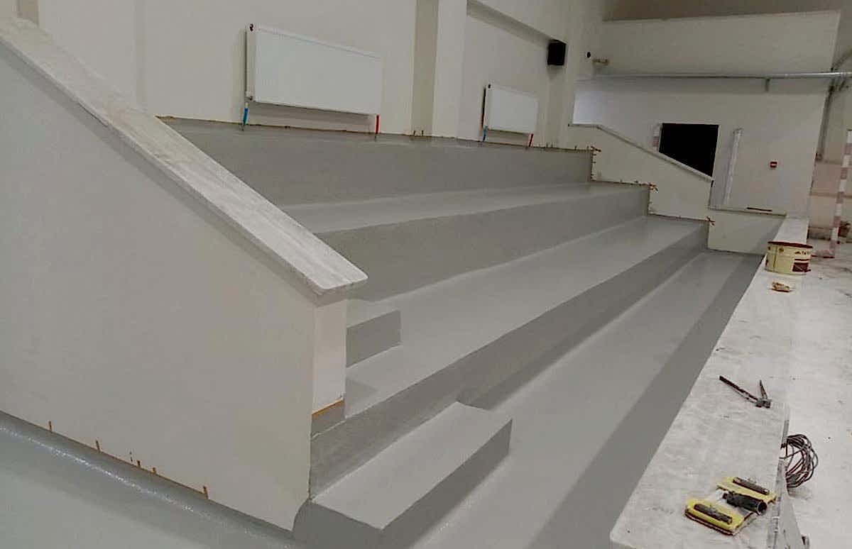 Aktoprak Lisesi Kapalı Spor Salonu | Epoksi Uygulamaları