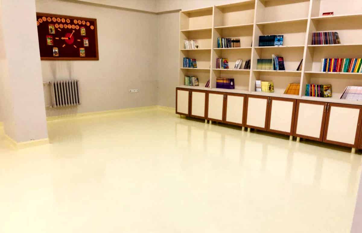 Büyükşehir Belediye Ortaokulu | Poliüretan Uygulamaları